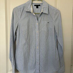 Tommy Hilfiger Seersucker Shirt (Size XS)